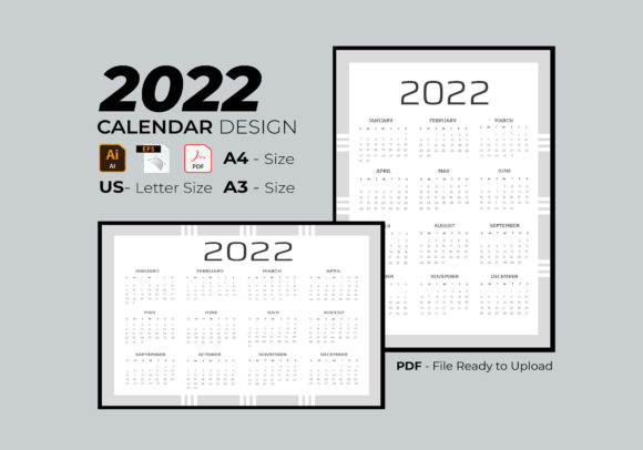 2022 Calendar Template for Diverse Needs