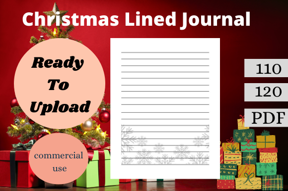 Christmas Lined Journal for KDP Vol 2: A Versatile Tool for Creative Expression
