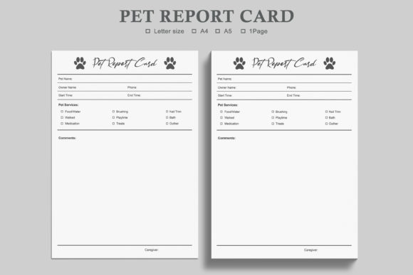 Enhance Your Pet Business with Stylish Pet Report Cards