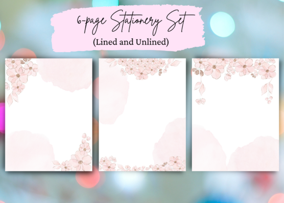 Enhance Your Writing with Watercolor Floral Stationery