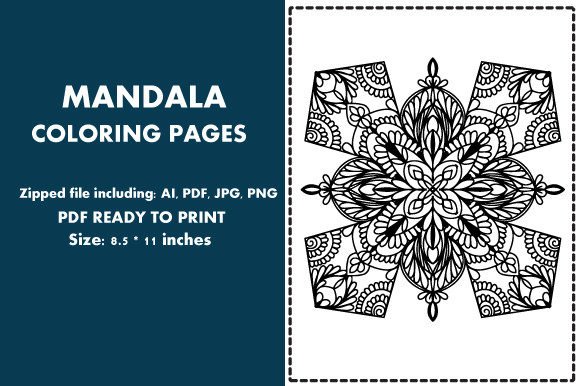 Explore Creativity with Coloring Pages Mandala - 52