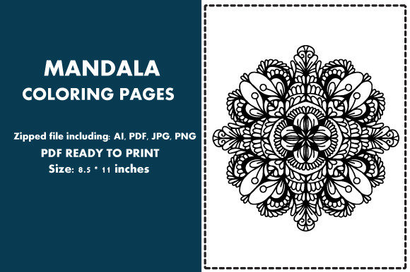 Explore Creativity with Coloring Pages Mandala - 58