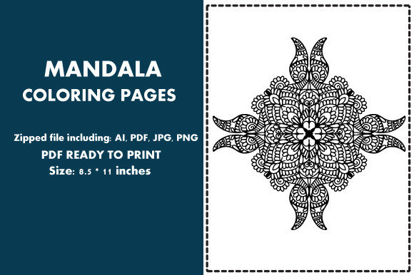 Explore Creativity with Coloring Pages Mandala - 65