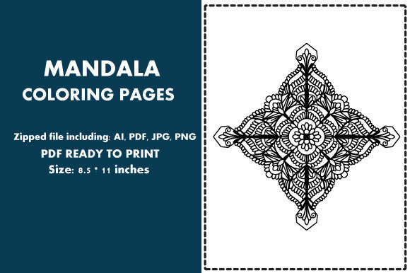 Exploring the Unique Features of Coloring Pages Mandala - 53