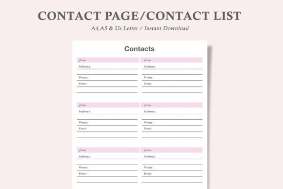 Pink Contact Page: A Modern Design Essential