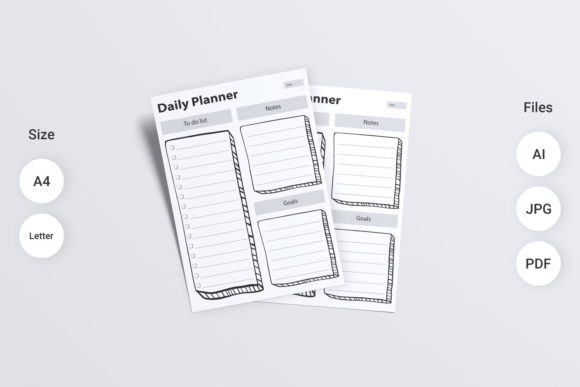 Streamline Your Day with the Daily Planner - Single Page KDP