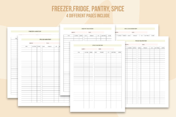 Streamline Your Food Management with a Food Inventory Printable