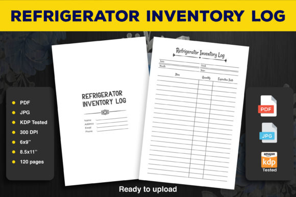 Streamline Your Kitchen with the KDP Interior Refrigerator Inventory Log