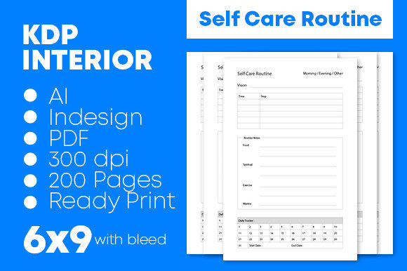 Transform Your Low or No Content Business with Self Care Routine KDP Interiors