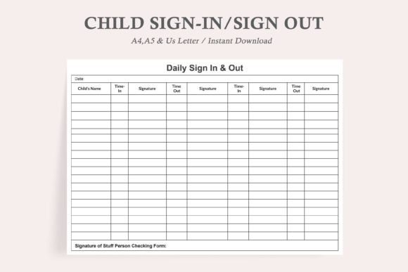 Understanding Sign-In and Sign-Out Procedures in Home Daycare