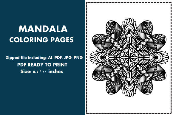 Unlocking Creativity and Relaxation with Coloring Pages Mandala - 57